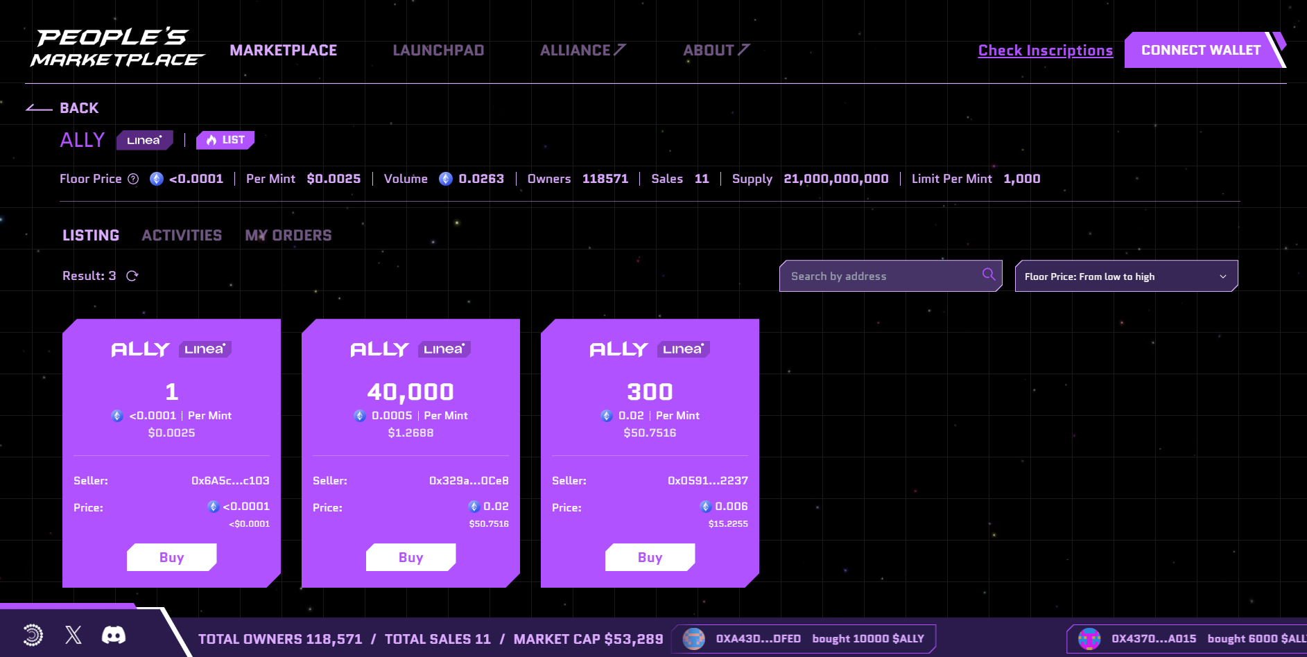 The People’s Marketplace is Live! How to Buy $ALLY.