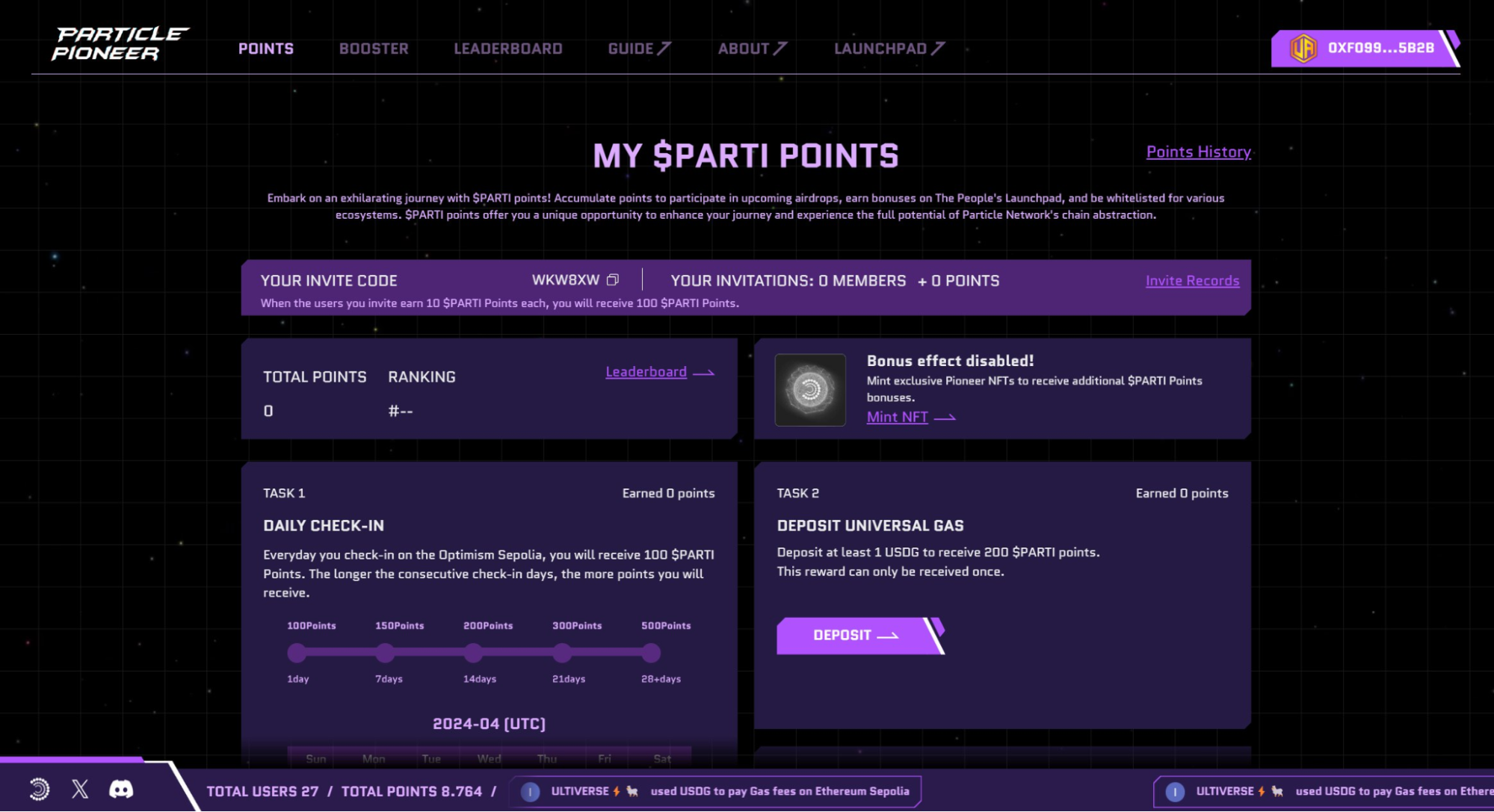Our Testnet Is Now LIVE! Here's How To Participate & Earn $PARTI Points