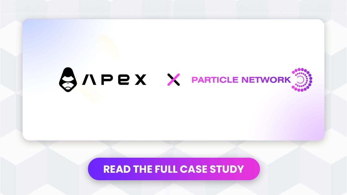 Unlocking DeFi: Experience Seamless and Secure Authentication, Gas-Free Wallet Deposits on ApeX Pro with Particle Network